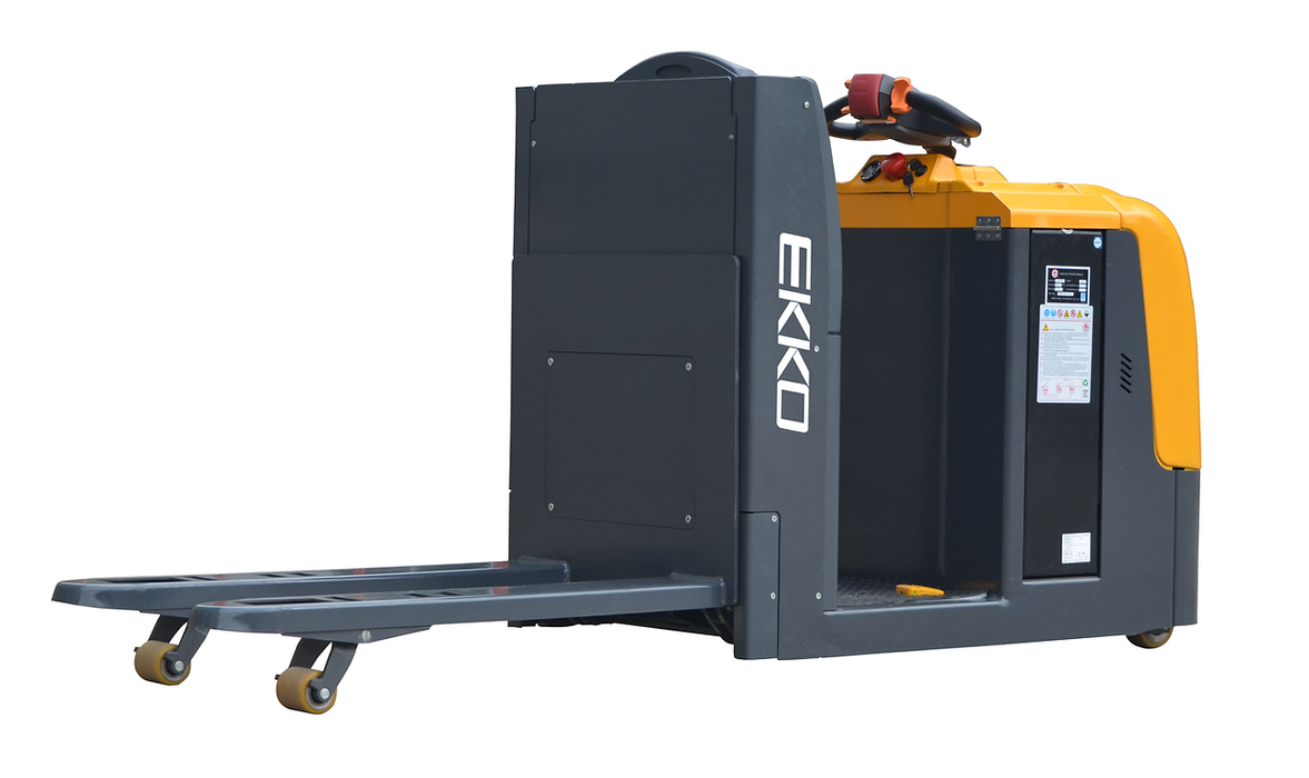 EKKO EPC30A | Center-Controlled Rider Pallet Jack | 5000 lbs Capacity