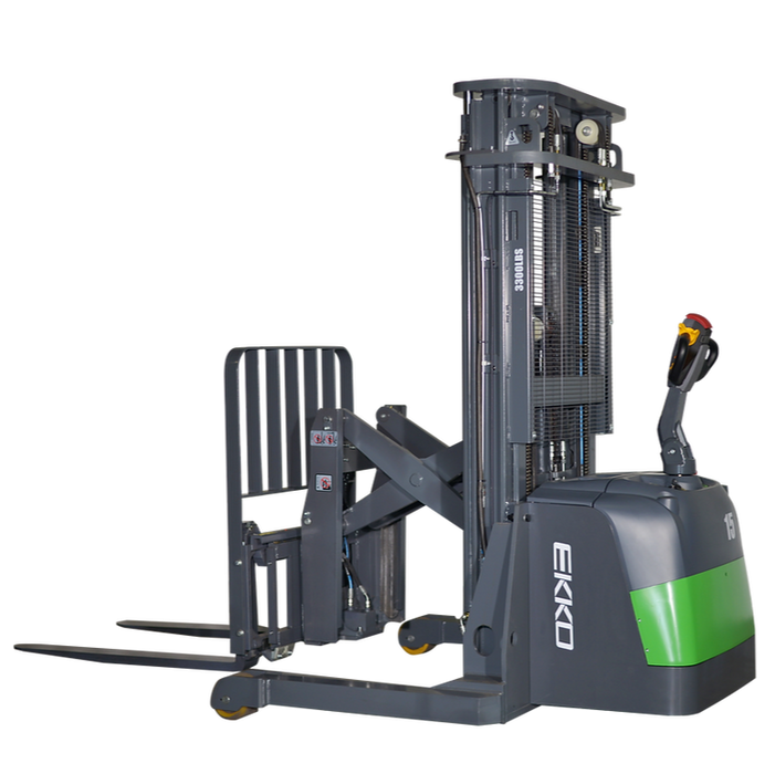 EKKO ER15-189Li | Lithium Walkie Reach Truck | 3300 lbs Capacity | 189" Lift Height