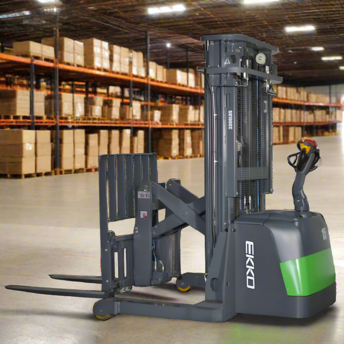 EKKO ER15-216Li | Lithium Walkie Reach Truck | 3300 lbs Capacity | 216" Lift Height
