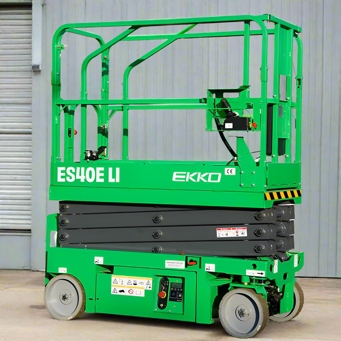 EKKO ES40E-Li | Aerial Work Platform | 500 lbs Capacity, 13' Lift Height