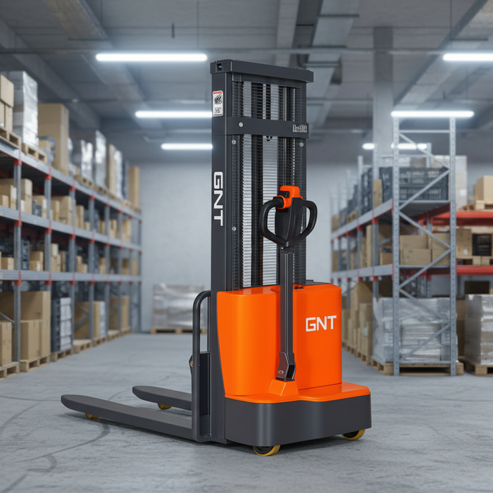 GNT G28BCD-LI Series | Lithium Fork Over Stacker | 2800 lbs Capacity | 118"/138" Lift Height