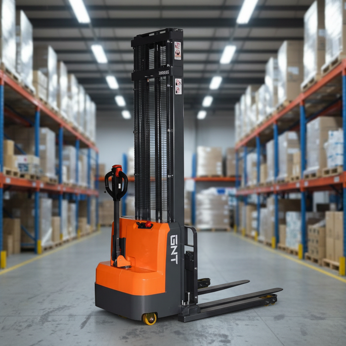 GNT GB30C-Li Series | Lithium Straddle Stacker | 3000 lbs Capacity | 98"/118"/138"/145" Lift Height