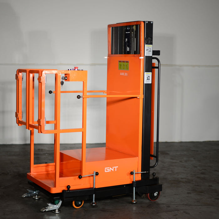 GNT GOP44S Series | Semi-Electric Order Picker | 440 lbs Capacity | 130"/157"/177" Lift Height