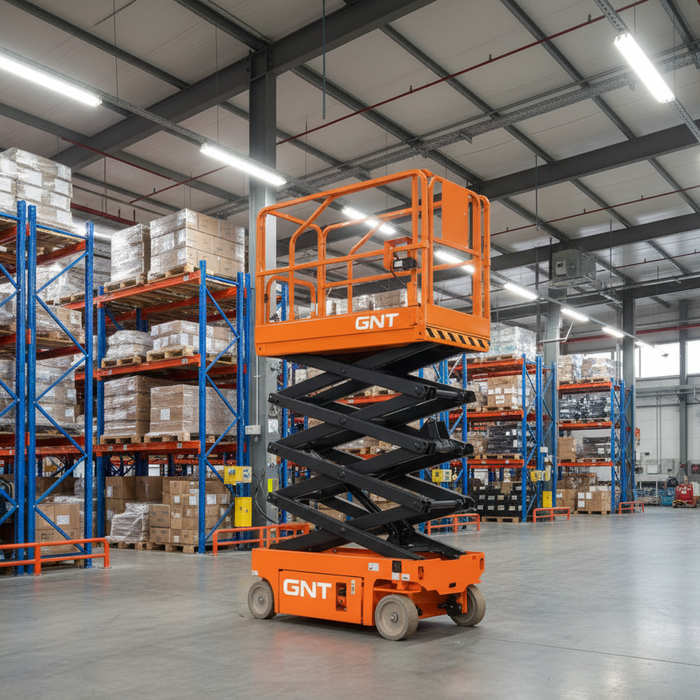 GNT GS-Li Series | Lithium Scissor Lift | 700 lbs Capacity | 19'/26'/32'/39' Lift Height