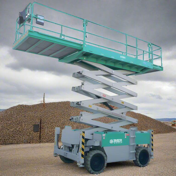 IMER 1128701 IM 8747 RT D | Rough Terrain Diesel Scissor Lift | 53 ft Working Height