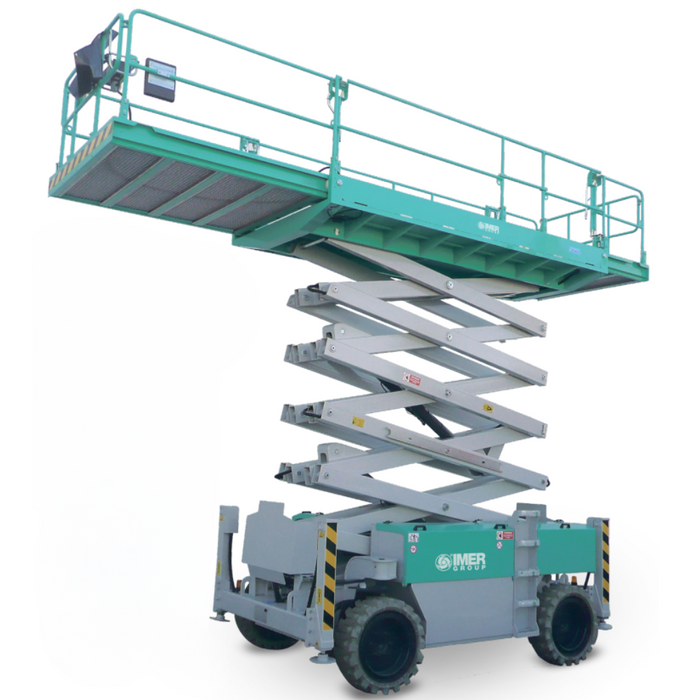 IMER 1128701 IM 8747 RT D | Rough Terrain Diesel Scissor Lift | 53 ft Working Height