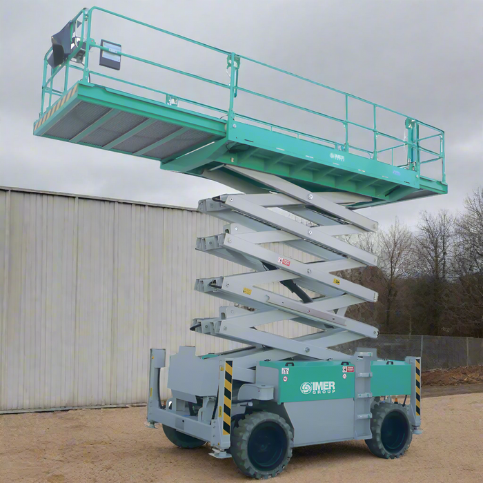 IMER 1128705 IM 8747 RT E | Rough Terrain Electric Scissor Lift | 53 ft Working Height