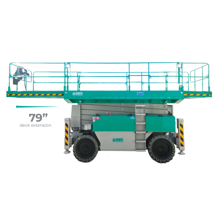 IMER 1128701 IM 8747 RT D | Rough Terrain Diesel Scissor Lift | 53 ft Working Height