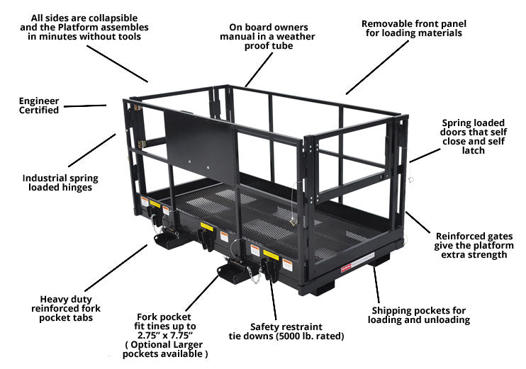 Haugen Attachments MWP 4x4 | Industrial Work Platform