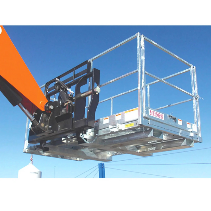 Haugen Attachments MWPG 4x4 | Galvanized Work Platform