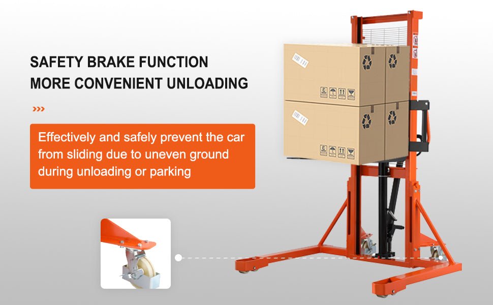 Tory Carrier T-3005 | Manual Straddle Stacker | 2200 lbs Capacity | 63" Lift Height