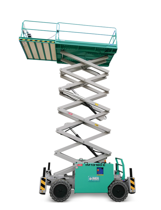 IMER 1128696 IM 7043 RT DE | Rough Terrain Diesel/Electric Scissor Lift | 49 ft Working Height